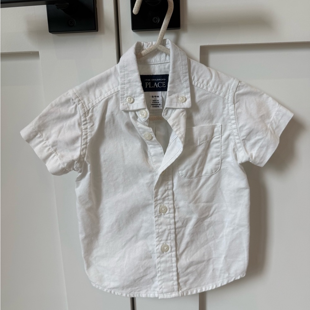 The Children's Place Classic White Button Down Shirt